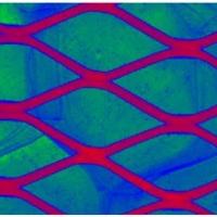 The honey comb sandwich with metal grid on the top; imaged using 1 MPixel single photon counting detector; resolution 10μm.jpg